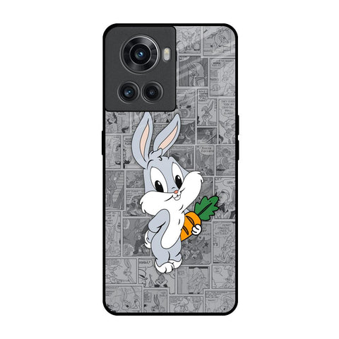 Cute Baby Bunny Glossy Case for OnePlus 10R 5G