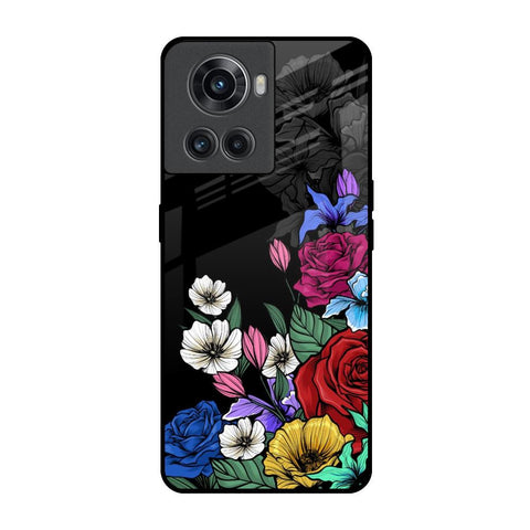 Rose Flower Bunch Art Glossy Case for OnePlus 10R 5G