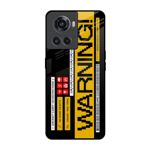 Aircraft Warning Glossy Case for OnePlus 10R 5G