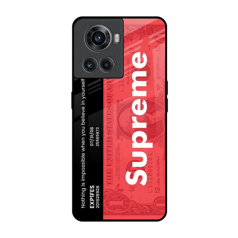 Supreme Ticket Glossy Case for OnePlus 10R 5G