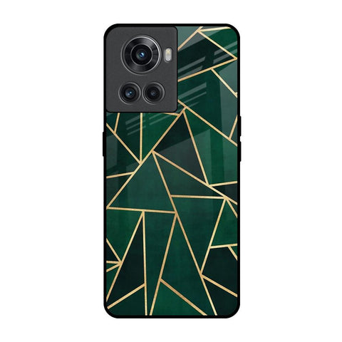 Abstract Green Glossy Case For OnePlus 10R 5G