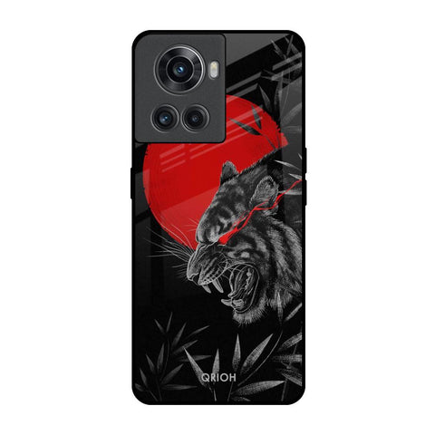 Red Moon Tiger Glossy Case for OnePlus 10R 5G