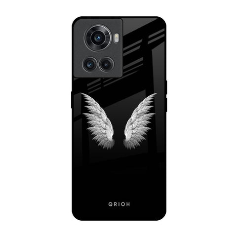 White Angel Wings Glossy Case for OnePlus 10R 5G