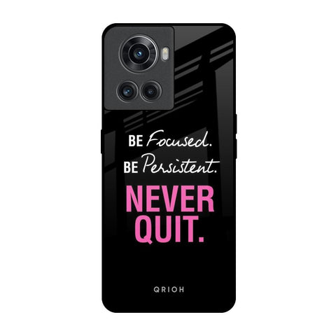 Be Focused Glossy Case for OnePlus 10R 5G