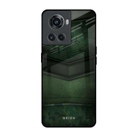 Green Leather Glossy Case for OnePlus 10R 5G