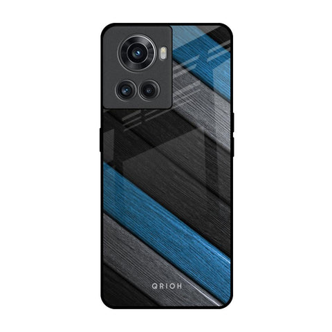 Multicolor Wooden Effect Glossy Case for OnePlus 10R 5G