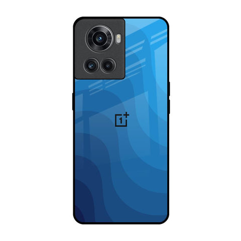 Blue Wave Abstract Glossy Case for OnePlus 10R 5G