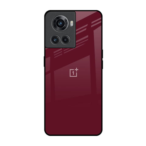 Classic Burgundy Glossy Case for OnePlus 10R 5G