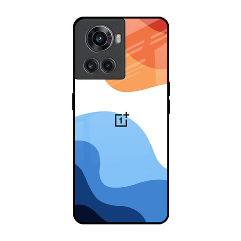 Wavy Color Pattern Glossy Case for OnePlus 10R 5G