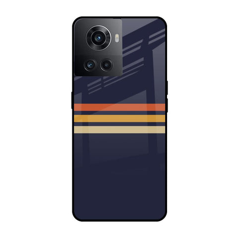 Tricolor Stripes Glossy Case For OnePlus 10R 5G
