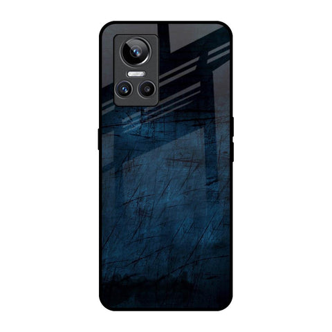 Dark Blue Grunge Glossy Case for Realme GT Neo 3