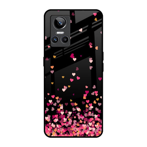 Heart Rain Fall Glossy Case For Realme GT Neo 3