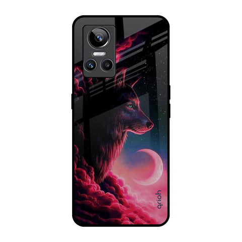 Moon Wolf Glossy Case for Realme GT Neo 3