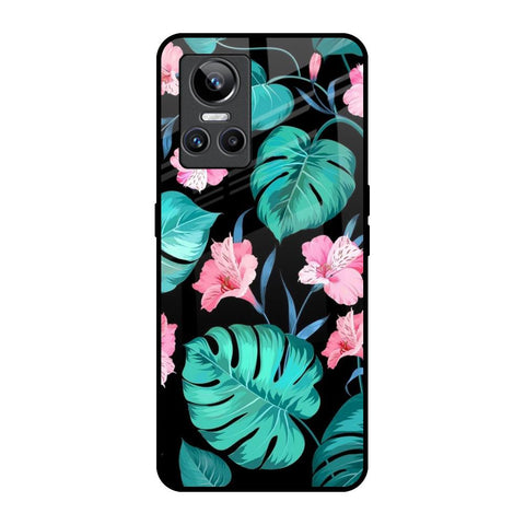 Tropical Leaves & Pink Flowers Glossy Case for Realme GT Neo 3