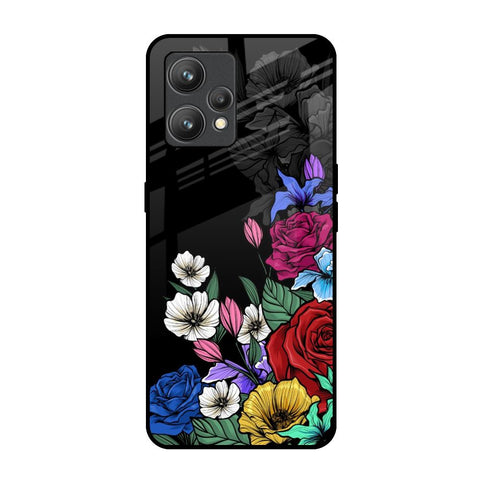 Rose Flower Bunch Art Glossy Case for Realme 9