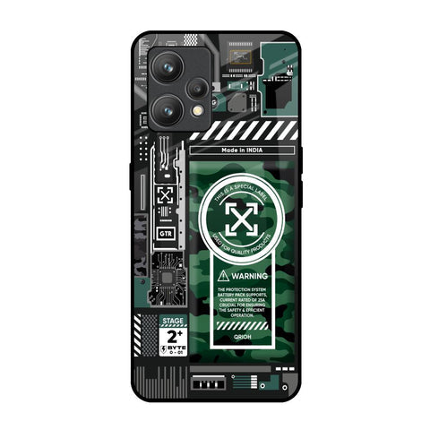 Green Camo Circuit Glossy Case for Realme 9