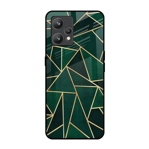 Abstract Green Glossy Case For Realme 9