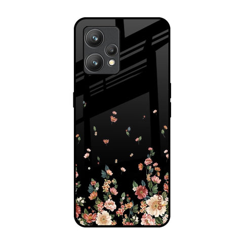 Floating Floral Print Glossy Case for Realme 9