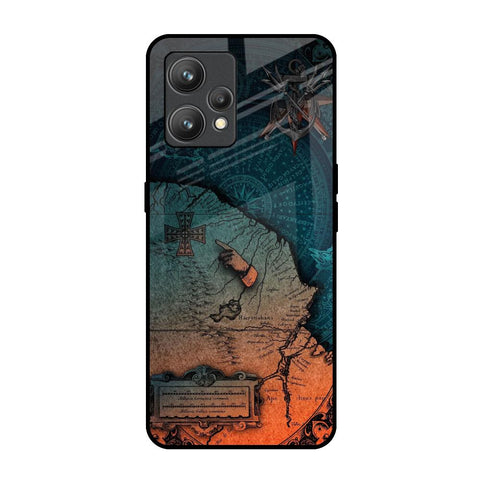 Geographical Map Glossy Case for Realme 9