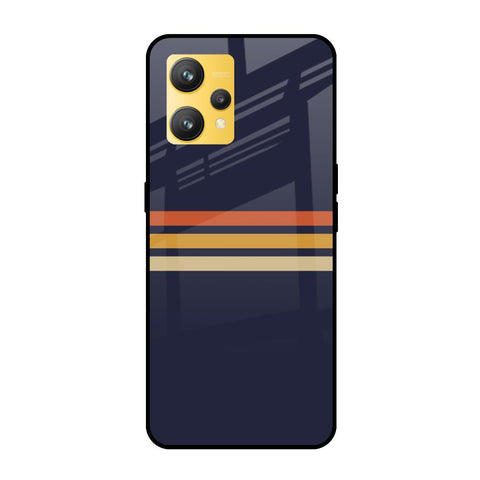 Tricolor Stripes Glossy Case For Realme 9