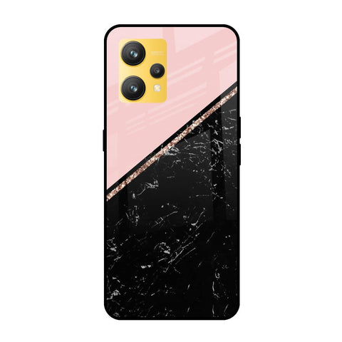 Marble Texture Pink Glossy Case For Realme 9