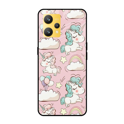 Balloon Unicorn Glossy case for Realme 9