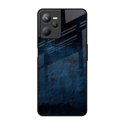 Dark Blue Grunge Glossy Case for Realme C35