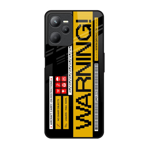 Aircraft Warning Glossy Case for Realme C35