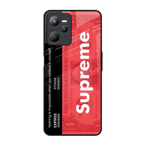 Supreme Ticket Glossy Case for Realme C35