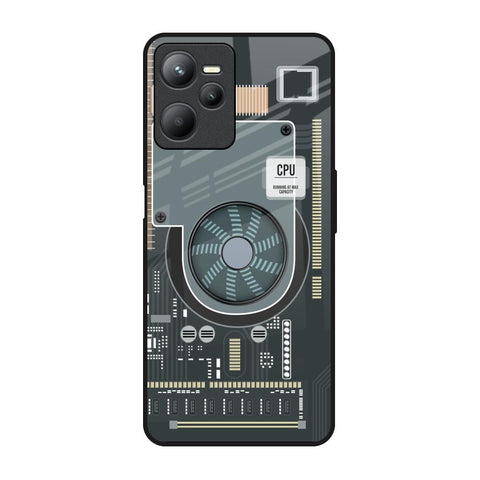 Motherboard Circuit Glossy Case for Realme C35