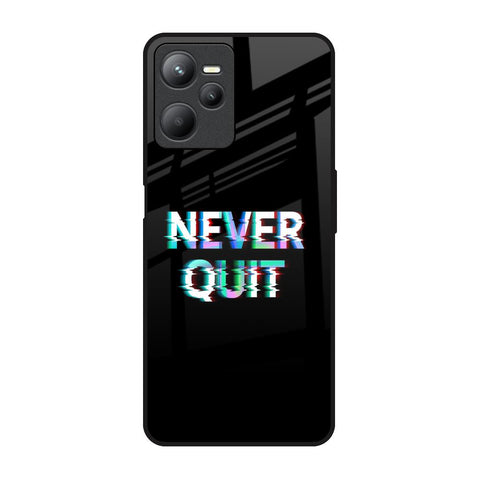 Never Quit Glossy Case For Realme C35