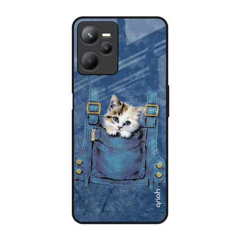 Kitty In Pocket Glossy Case For Realme C35