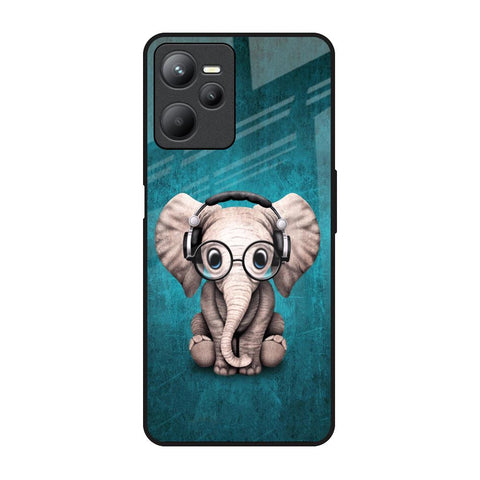 Adorable Baby Elephant Glossy Case For Realme C35
