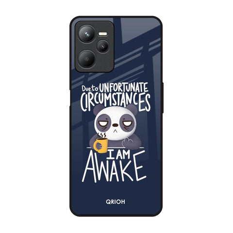 Struggling Panda Glossy Case for Realme C35