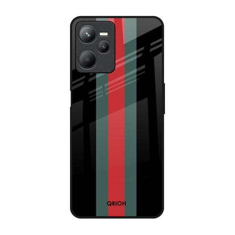 Vertical Stripes Glossy Case for Realme C35