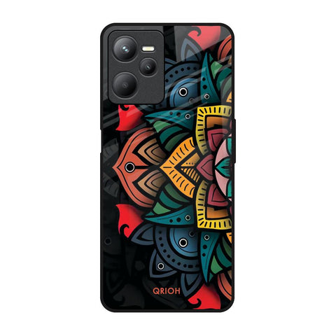 Retro Gorgeous Flower Glossy Case for Realme C35