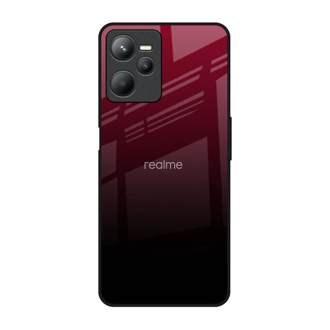 Wine Red Glossy Case For Realme C35
