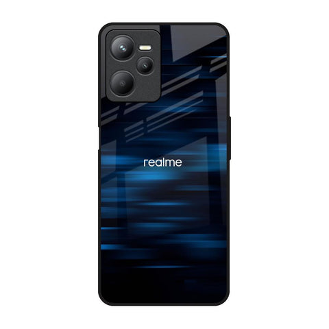 Blue Rough Abstract Glossy Case for Realme C35