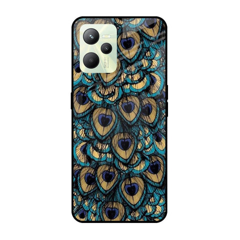 Peacock Feathers Glossy case for Realme C35