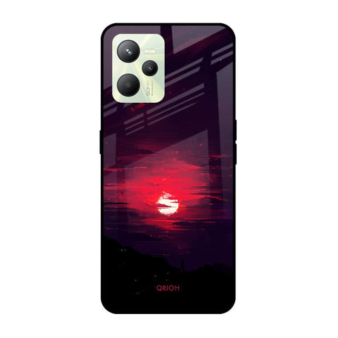 Morning Red Sky Glossy Case For Realme C35