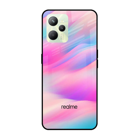 Colorful Waves Glossy case for Realme C35