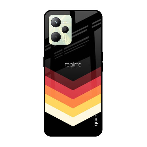 Abstract Arrow Pattern Glossy Case For Realme C35