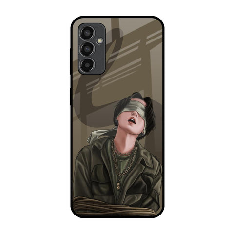 Blind Fold Glossy Case for Samsung Galaxy F13