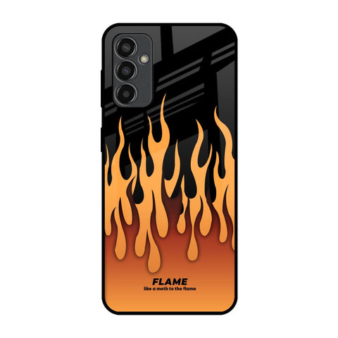 Fire Flame Glossy Case for Samsung Galaxy F13