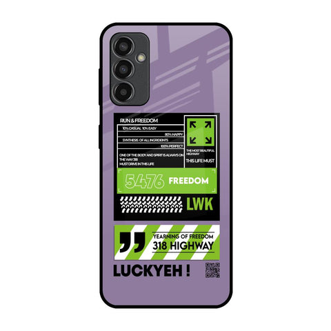 Run & Freedom Glossy Case for Samsung Galaxy F13
