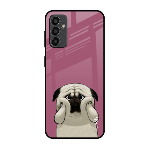 Funny Pug Face Glossy Case For Samsung Galaxy F13