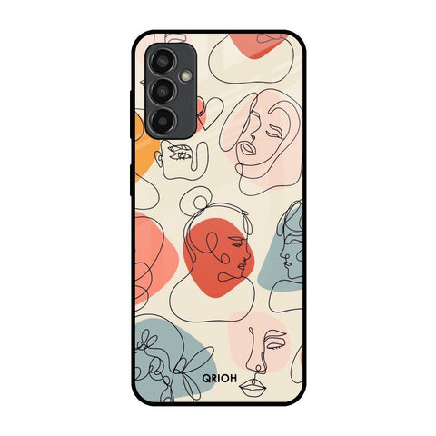 Abstract Faces Glossy Case for Samsung Galaxy F13