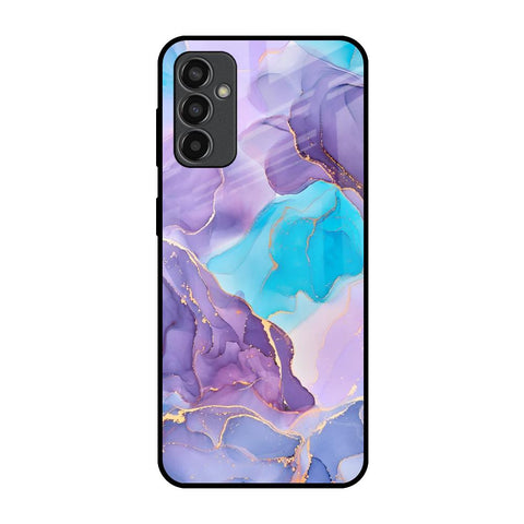 Alcohol ink Marble Glossy Case for Samsung Galaxy F13