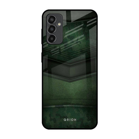 Green Leather Glossy Case for Samsung Galaxy F13