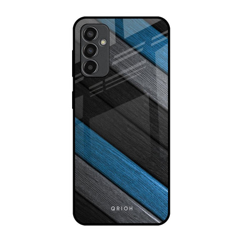 Multicolor Wooden Effect Glossy Case for Samsung Galaxy F13